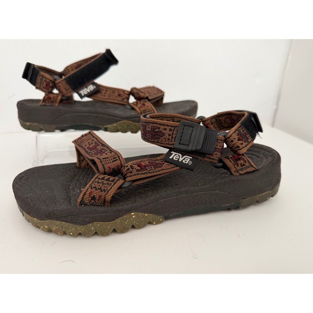 Teva Brown Patterned Strap Outdoor Sandals